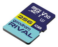 GOODRAM 256GB microSDXC RIVAL M3AA 100MB/s UHS-I U3 V30 - 1536720 - zdjęcie 2